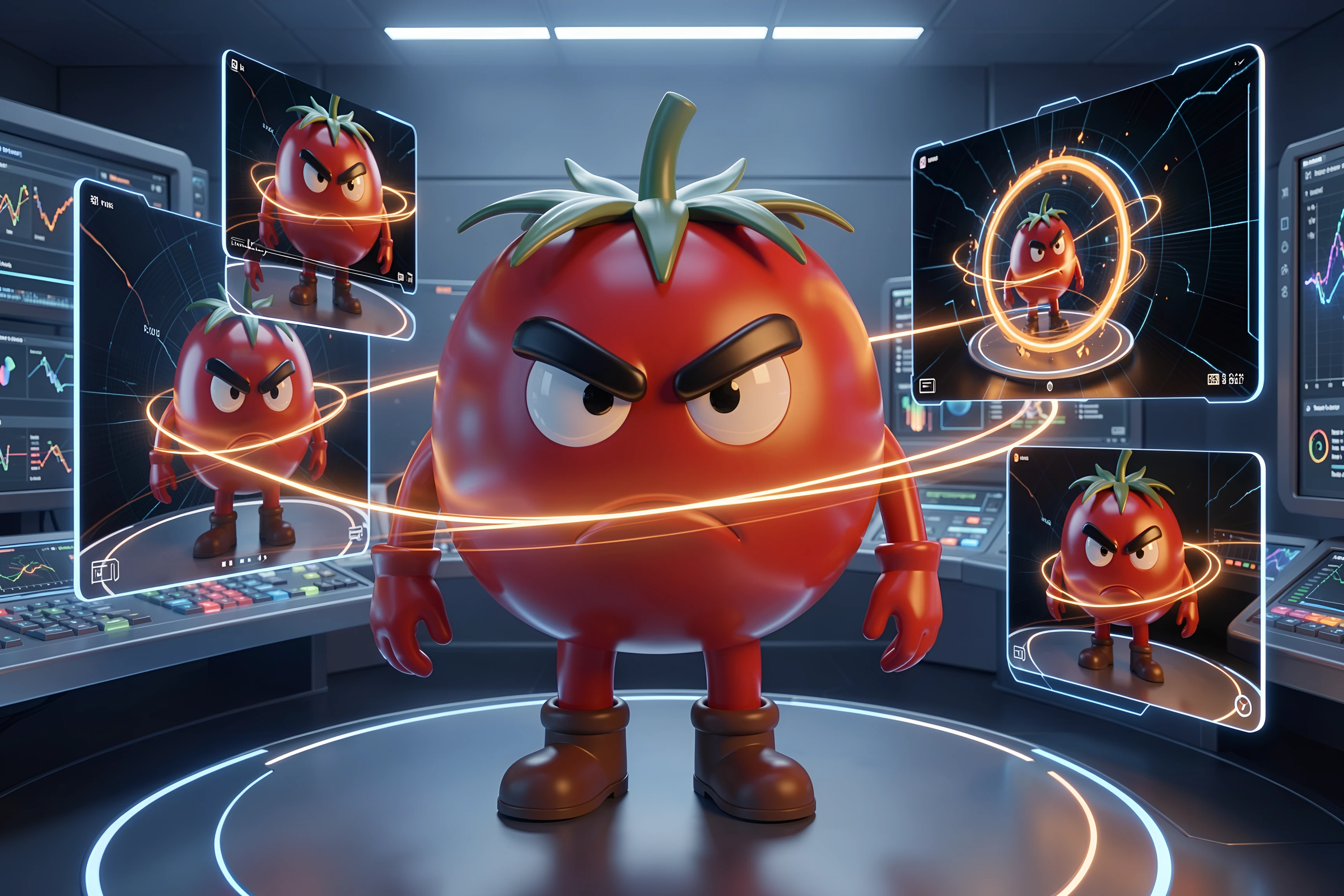 Mascot with video quality dashboards